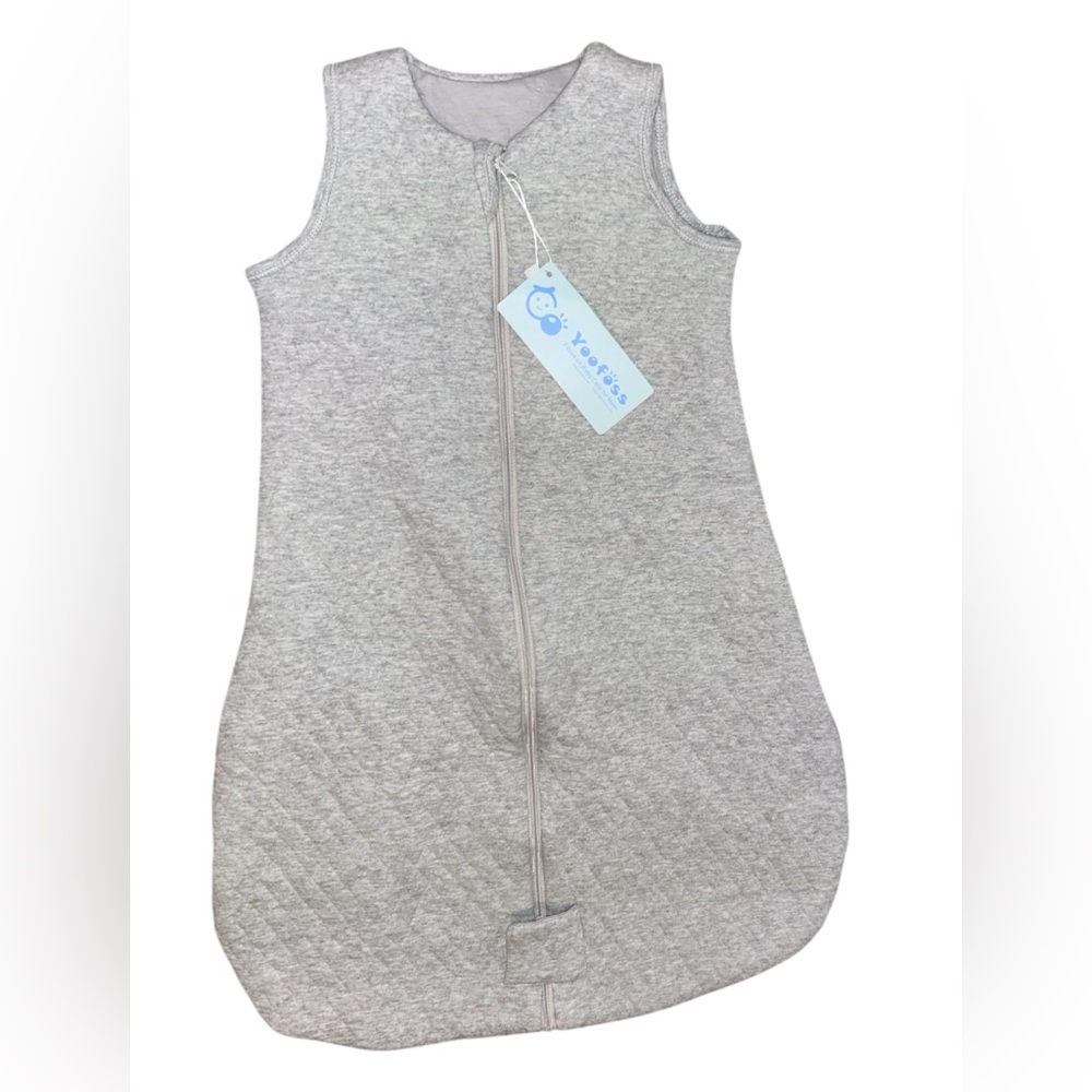 Yoofoss Gray Sleeveless Baby Sleeping Bag NEW 6-12 Months